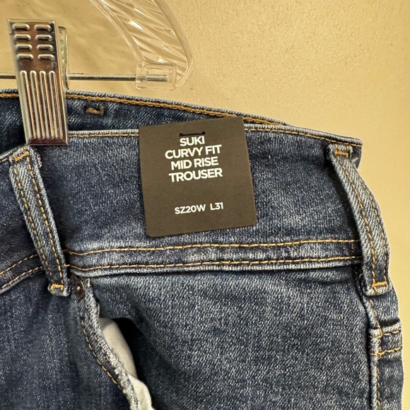 Silver jeans Suki curves fit mid rise trouser size 20/31 - Picture 1 of 5